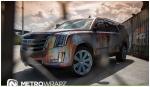 Cadillac Escalade Rust Chrome by Metro Wrapz 2015 года